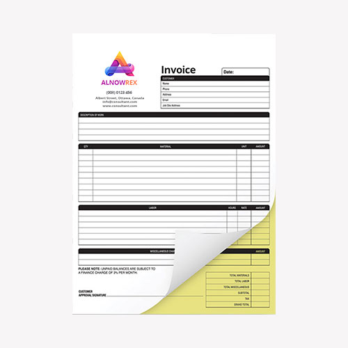 2 Part Carbonless Forms 2