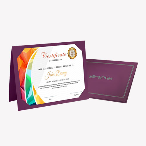 Certificate Folder 2