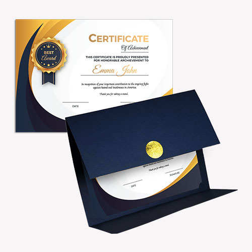 Certificate Folder