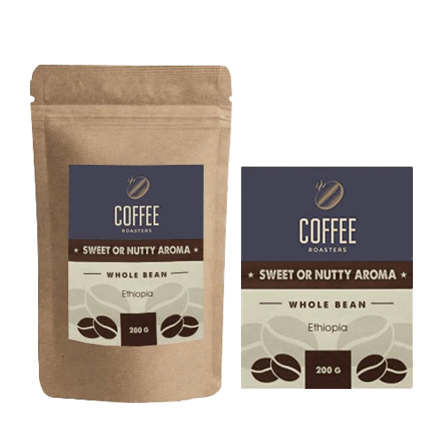 Custom-printed product label with full-colour printing, ideal solution to advertise food ingredients, nutrients and benefits