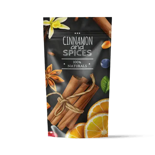 Mylar Bags with Full-colour printing, resealable zipper and tear notch for easy tear off